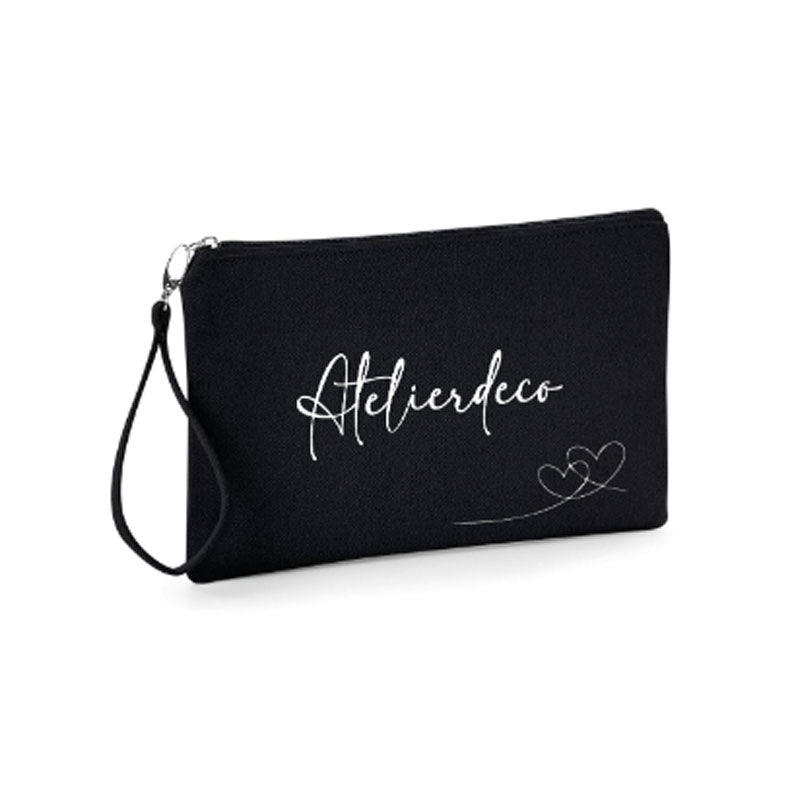 Trousse anse Black Coeurs