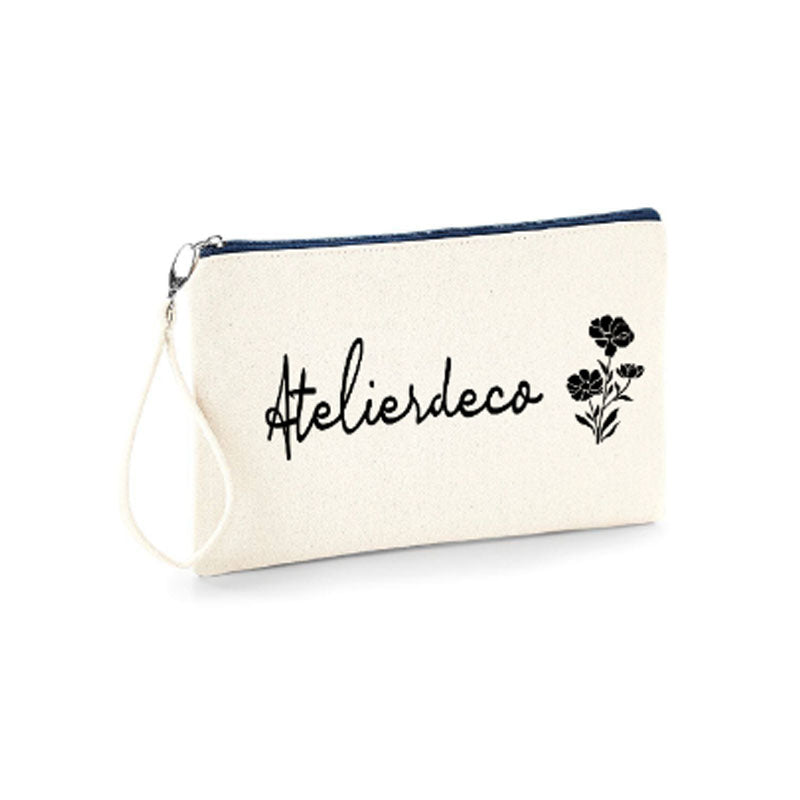 Trousse Natural Zip Blue Coquelicot