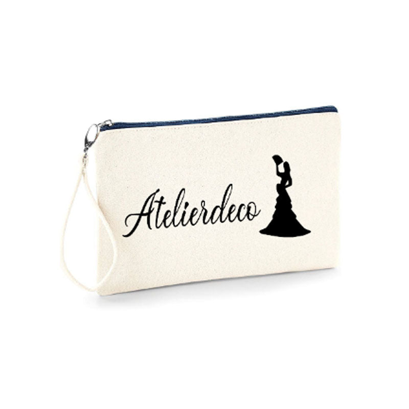 Trousse Natural Zip Blue Flamenco