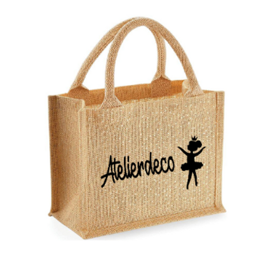 Sac Natural paillettes Danseuse
