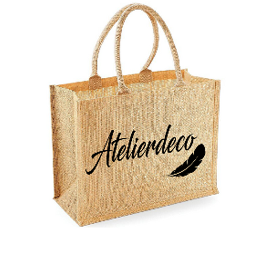 Sac Natural paillettes Plume