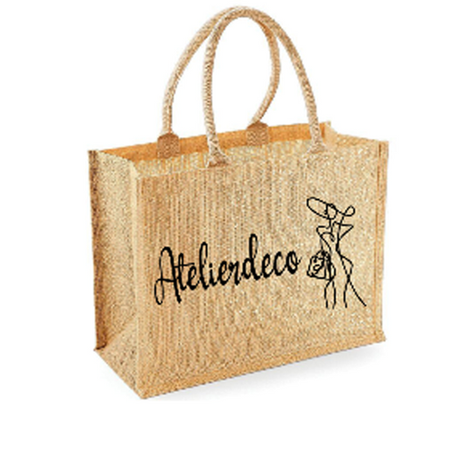 Sac Natural paillettes Madame