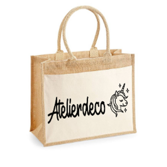 Sac Natural poche Licorne