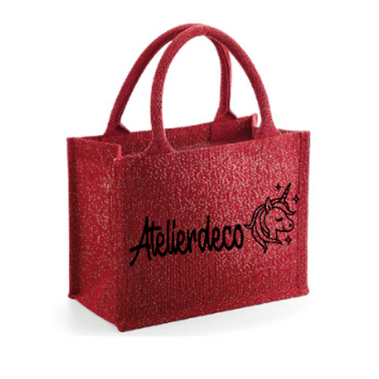 Sac Red paillettes Licorne