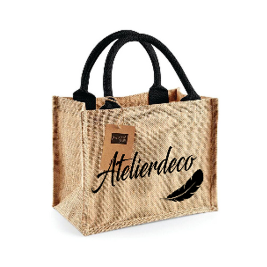 Sac classique Natural + anse couleur Plume