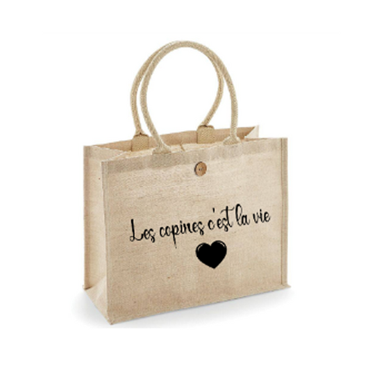 Sac classique + bouton Coeur