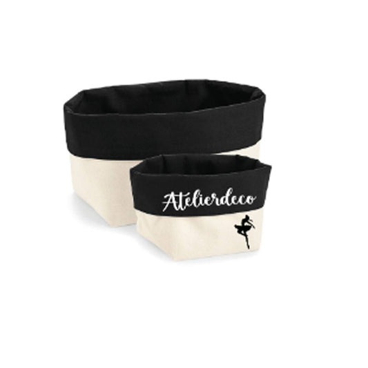 Corbeille de rangement Natural - Black Ballerine