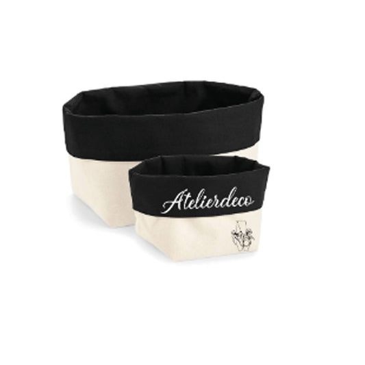 Corbeille de rangement Natural - Black Danse