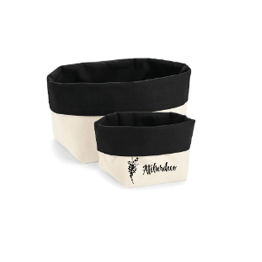 Corbeille de rangement Natural - Black Bouquet