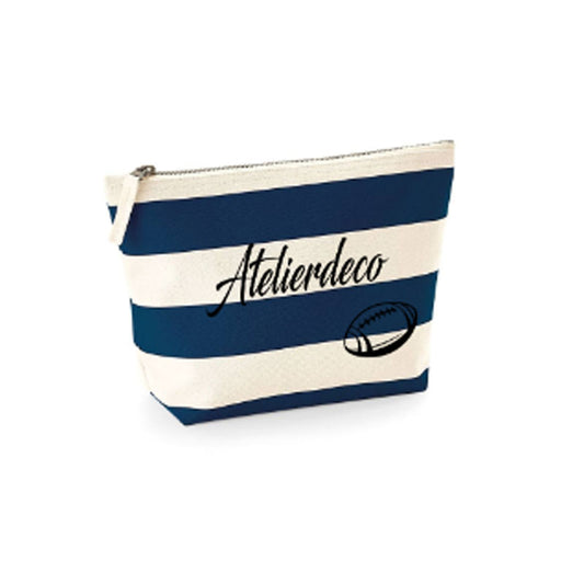 Trousse à rayures Blue Rugby