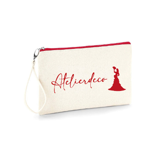 Trousse Natural Zip Red Flamenco