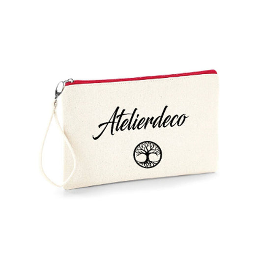 Trousse Natural Zip Red Arbre vie