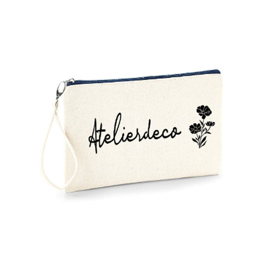 Trousse Natural Zip Blue Coquelicot