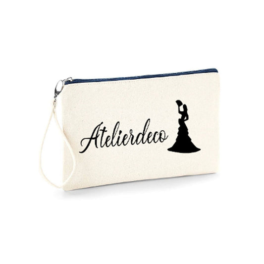 Trousse Natural Zip Blue Flamenco