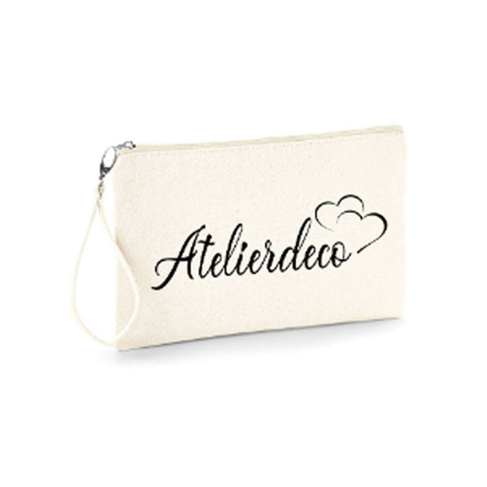 Trousse anse Natural Double coeur