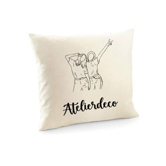 Coussin carré Ma best