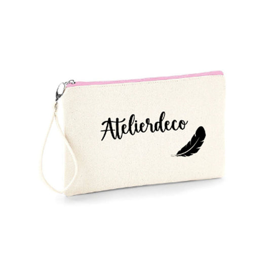 Trousse Natural Zip Pink Plume