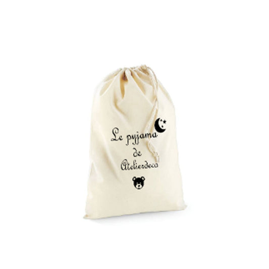 Petit sac coton Natural Bonne nuit