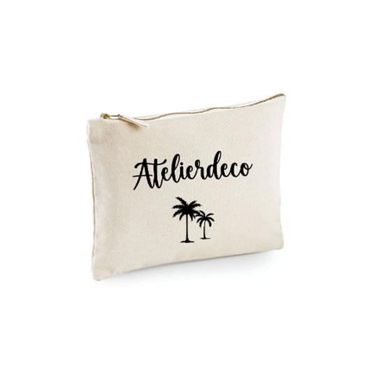 Trousse pochette Natural Palmiers